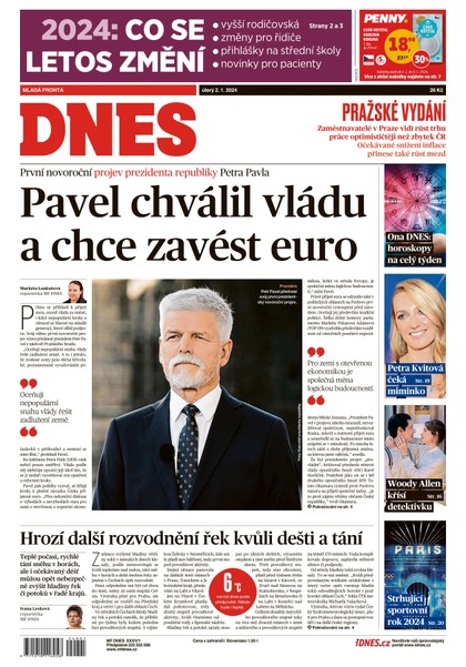 E-magazín MF DNES - 2.1.2024 - MAFRA, a.s.