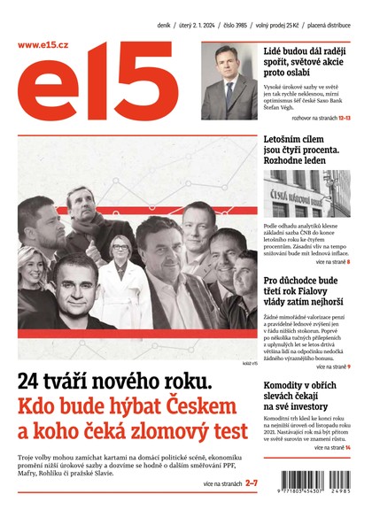 E-magazín E15 - 2.1.2024 - CZECH NEWS CENTER a. s.