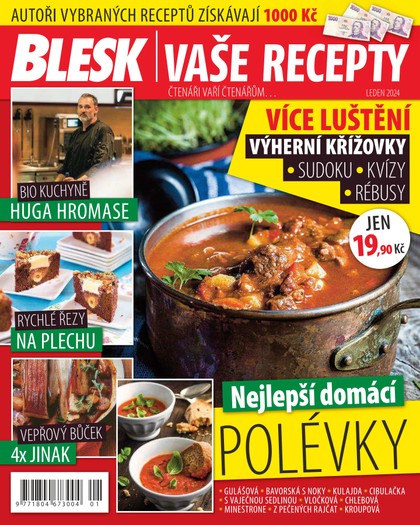 E-magazín Blesk vaše recepty - 1/2024 - CZECH NEWS CENTER a. s.