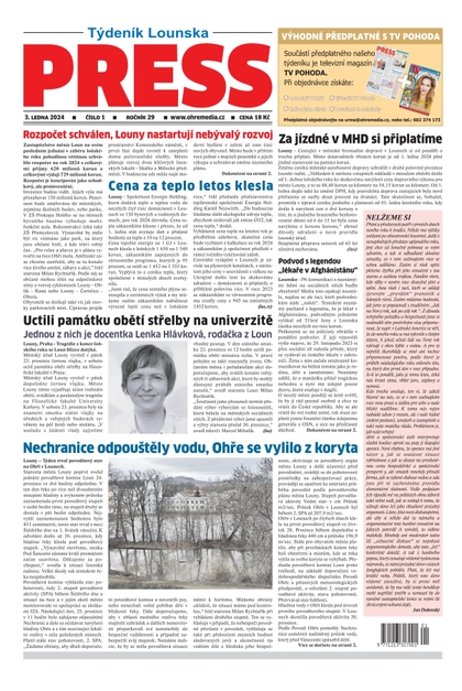 E-magazín Lounský Press 01/24 - Ohře Media