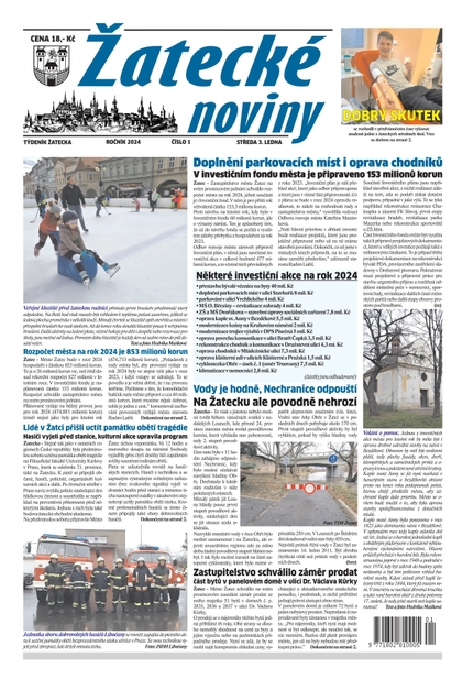 E-magazín Žatecké noviny 01/24 - Ohře Media