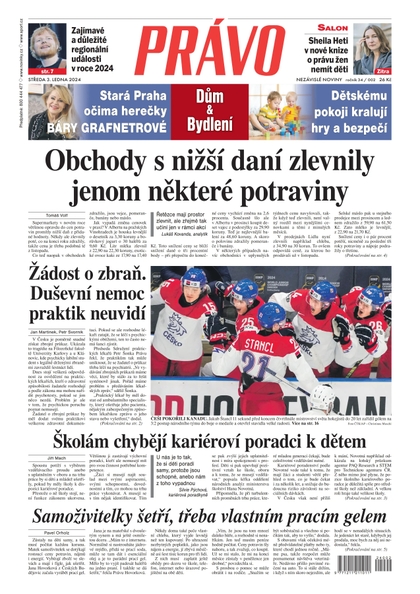 E-magazín Deník Právo - 3.1.2024 - Borgis, a.s.