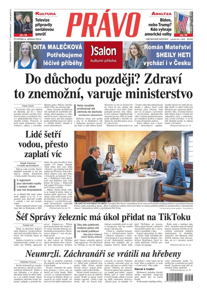 E-magazín Deník Právo - 4.1.2024 - Borgis, a.s.