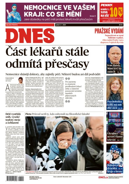 E-magazín MF DNES - 5.1.2024 - MAFRA, a.s.