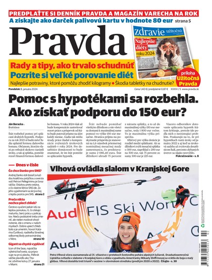 E-magazín Denník Pravda 8. 1. 2024 - OUR MEDIA SR a. s.