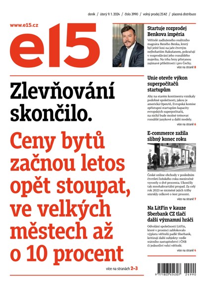 E-magazín E15 - 9.1.2024 - CZECH NEWS CENTER a. s.