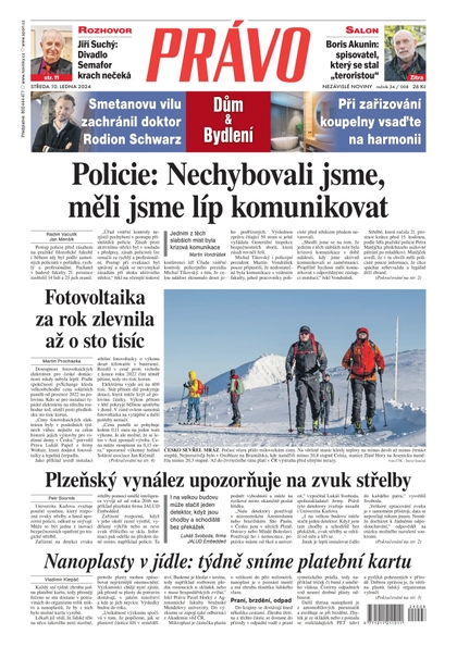 E-magazín Deník Právo - 10.1.2024 - Borgis, a.s.
