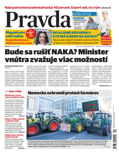 E-magazín Denník Pravda 11. 1. 2024 - OUR MEDIA SR a. s.