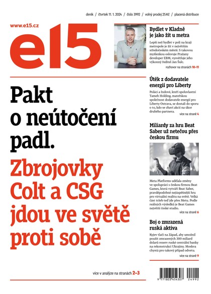 E-magazín E15 - 11.1.2024 - CZECH NEWS CENTER a. s.