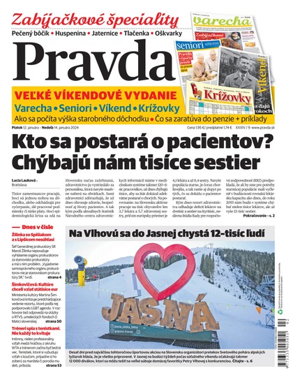 E-magazín Denník Pravda 12. 1. 2024 - OUR MEDIA SR a. s.