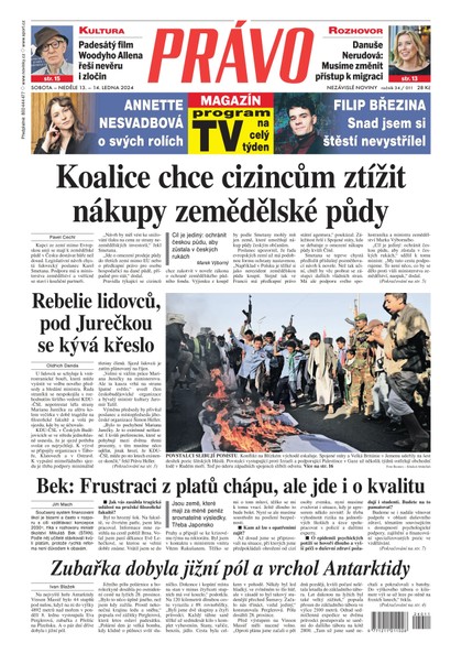 E-magazín Deník Právo - 13.1.2024 - Borgis, a.s.