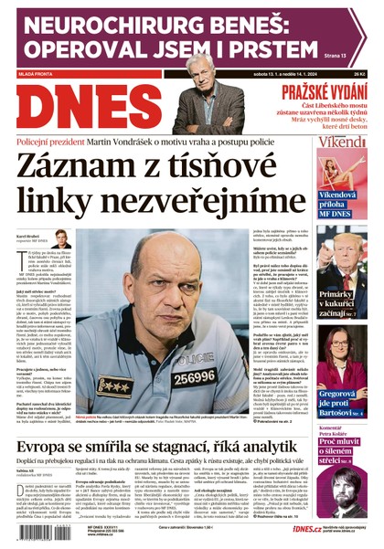 E-magazín MF DNES - 13.1.2024 - MAFRA, a.s.