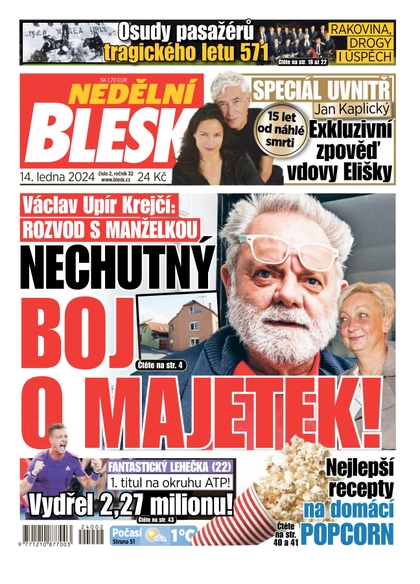 E-magazín Nedělní Blesk - 14.1.2024 - CZECH NEWS CENTER a. s.