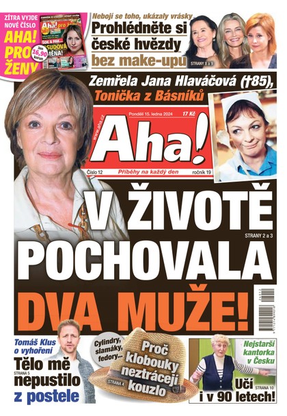 E-magazín AHA! - 15.1.2024 - CZECH NEWS CENTER a. s.