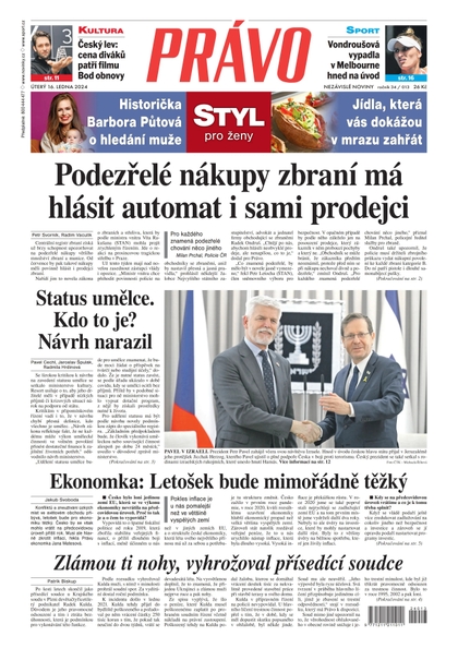 E-magazín Deník Právo - 16.1.2024 - Borgis, a.s.