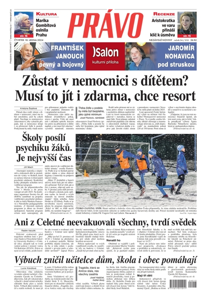 E-magazín Deník Právo - 18.1.2024 - Borgis, a.s.