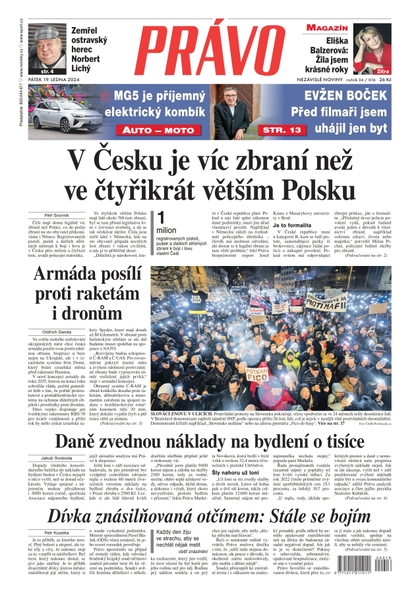E-magazín Deník Právo - 19.1.2024 - Borgis, a.s.