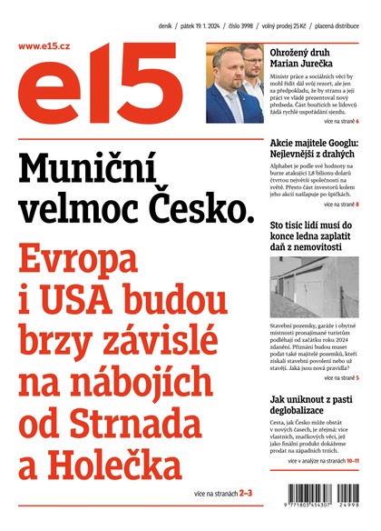 E-magazín E15 - 19.1.2024 - CZECH NEWS CENTER a. s.