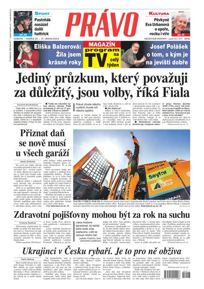 E-magazín Deník Právo - 20.1.2024 - Borgis, a.s.