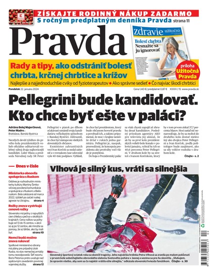 E-magazín Denník Pravda 22. 1. 2024 - OUR MEDIA SR a. s.