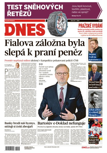 E-magazín MF DNES - 23.1.2024 - MAFRA, a.s.
