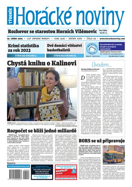 E-magazín Horácké noviny 04/2024 - Horácké noviny