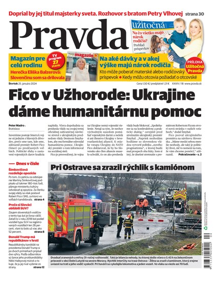 E-magazín Denník Pravda 25. 1. 2024 - OUR MEDIA SR a. s.