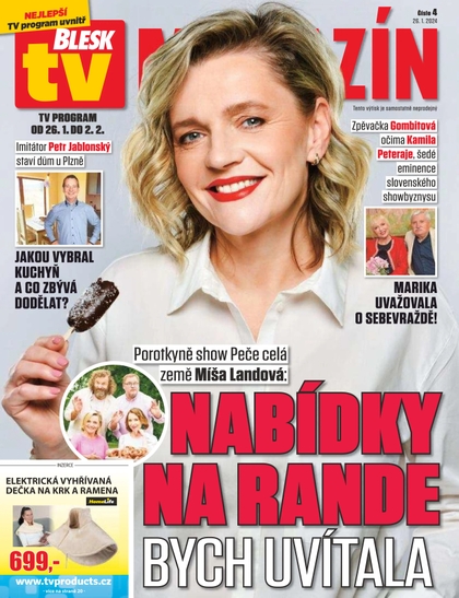 E-magazín Blesk Tv magazín - 26.1.2024 - CZECH NEWS CENTER a. s.