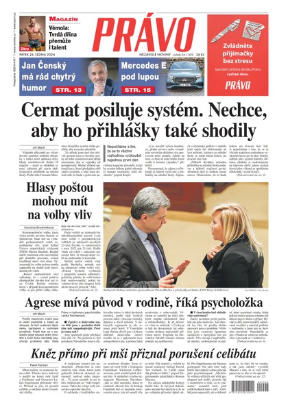 E-magazín Deník Právo - 26.1.2024 - Borgis, a.s.