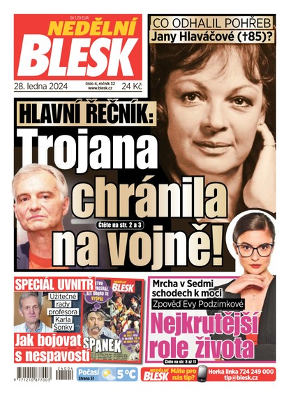 E-magazín Nedělní Blesk - 28.1.2024 - CZECH NEWS CENTER a. s.