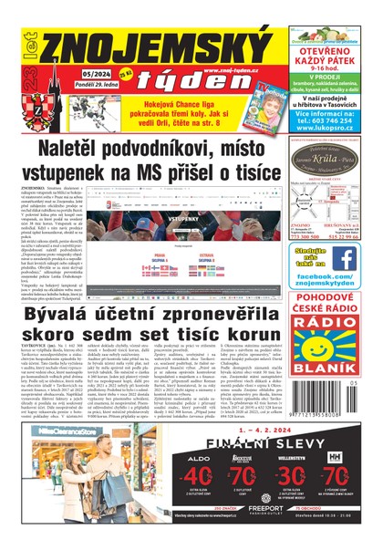 E-magazín Znojemský týden 05/2024 - Znojemský týden