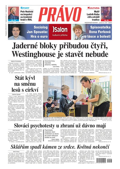 E-magazín Deník Právo - 1.2.2024 - Borgis, a.s.