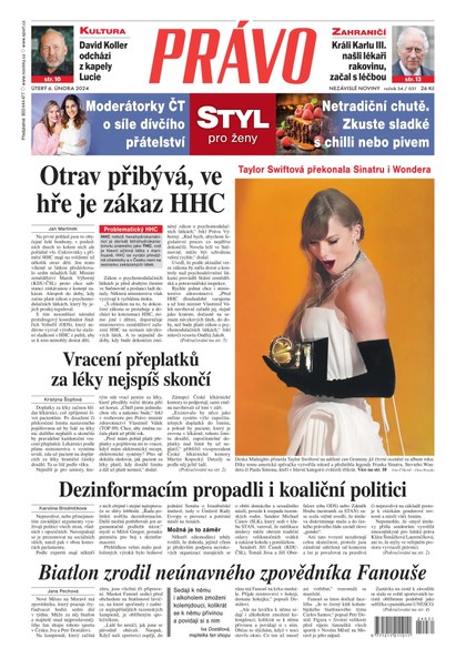 E-magazín Deník Právo - 6.2.2024 - Borgis, a.s.