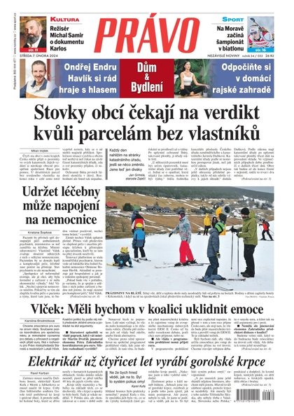 E-magazín Deník Právo - 7.2.2024 - Borgis, a.s.