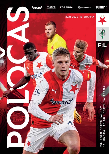 E-magazín Poločas 2023/24 č.15 Slavia - Jablonec - SK Slavia Praha
