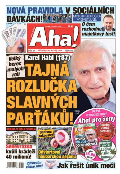 E-magazín AHA! - 9.2.2024 - CZECH NEWS CENTER a. s.