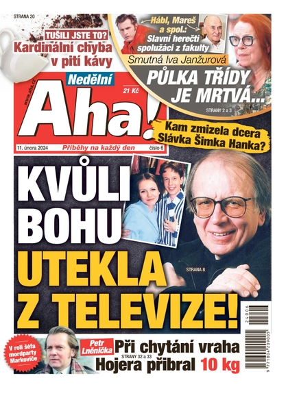 E-magazín Nedělní AHA! - 11.2.2024 - CZECH NEWS CENTER a. s.