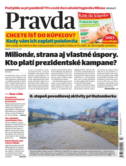 E-magazín Denník Pravda 13. 02. 2024 - OUR MEDIA SR a. s.