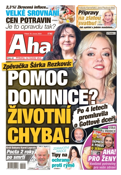 E-magazín AHA! - 16.2.2024 - CZECH NEWS CENTER a. s.