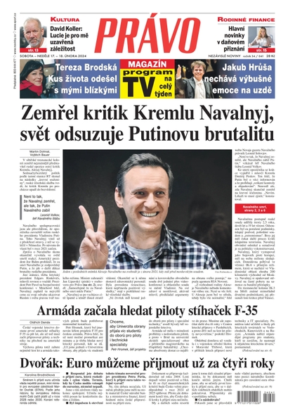 E-magazín Deník Právo - 17.2.2024 - Borgis, a.s.