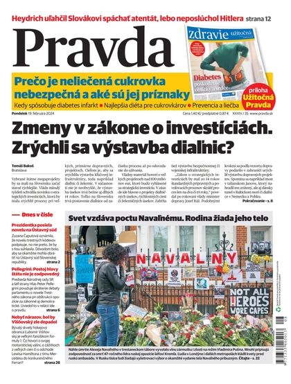 E-magazín Denník Pravda 19. 02. 2024 - OUR MEDIA SR a. s.