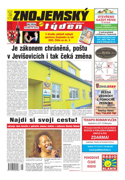 E-magazín Znojemský týden 08/2024 - Znojemský týden