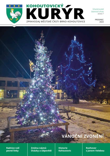 E-magazín Kohoutovický Kurýr 12/2023 - Městská část Brno Kohoutovice