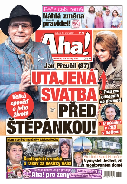 E-magazín AHA! - 24.2.2024 - CZECH NEWS CENTER a. s.