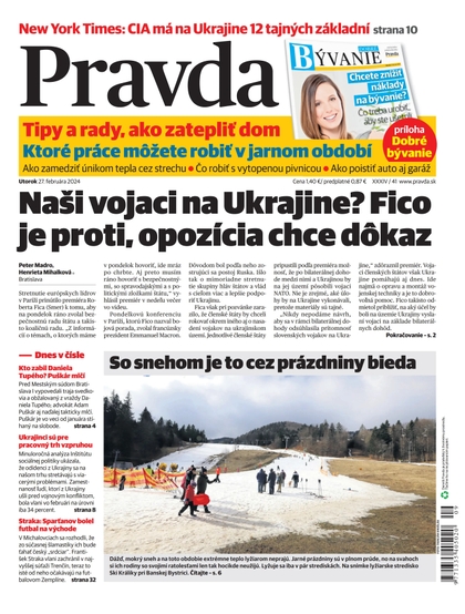 E-magazín Denník Pravda 27. 2. 2024 - OUR MEDIA SR a. s.