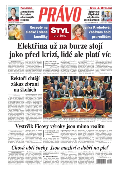 E-magazín Deník Právo - 27.2.2024 - Borgis, a.s.
