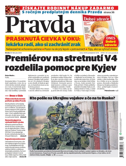 E-magazín Denník Pravda 28. 2. 2024 - OUR MEDIA SR a. s.
