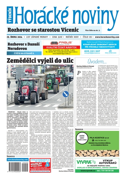 E-magazín Horácké noviny 09/2024 - Horácké noviny