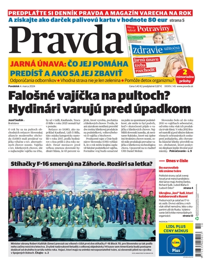 E-magazín Denník Pravda 4. 3. 2024 - OUR MEDIA SR a. s.