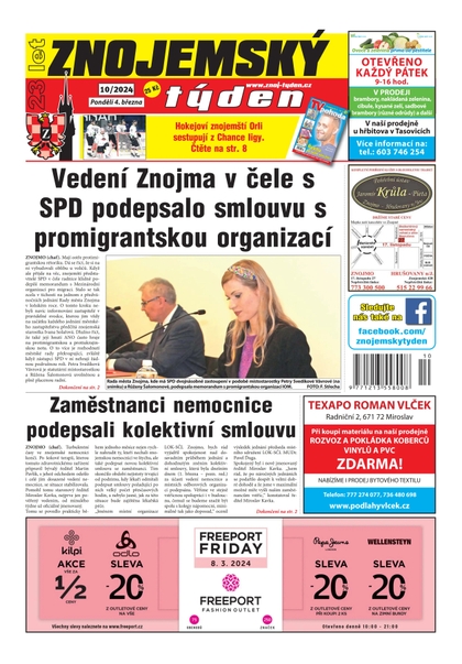 E-magazín Znojemský týden 10/2024 - Znojemský týden